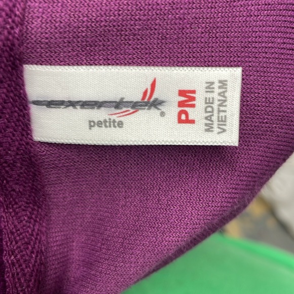 NEW!!! Exectek petite pm zip front pocket fleece jacket ladies sz pm - Picture 6 of 6